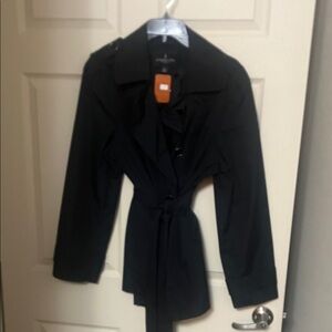 London Fog Classic Black Trench Coat